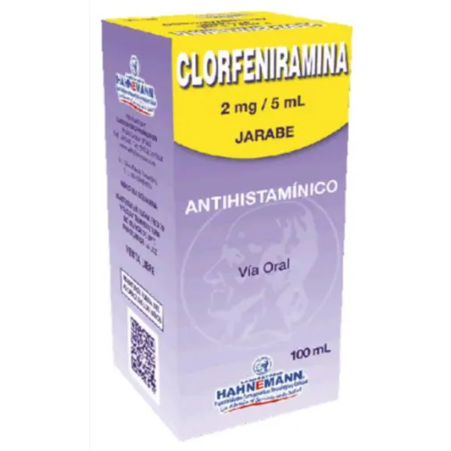 CLORFENIRAMINA 2MG JARABE FCO X 100 ML - Ecofarma